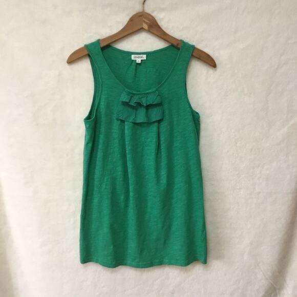 Anthropologie/ GENERRA Green Tank Top - Picture 1 of 10